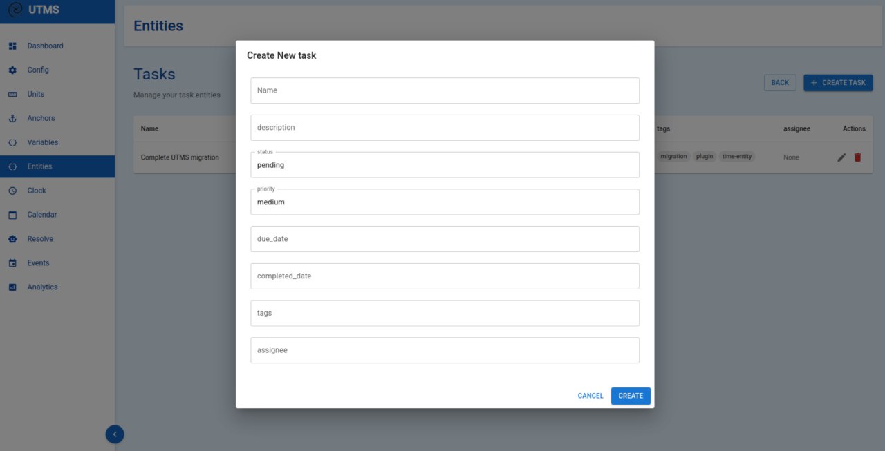 Task Management in UTMS